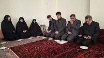 دیدار معاون بنیاد شهید با خانواده شهیدان قاسمی و فروغی‌راد