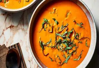 طرز تهیه سوپ پرتقال
