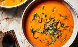 طرز تهیه سوپ پرتقال