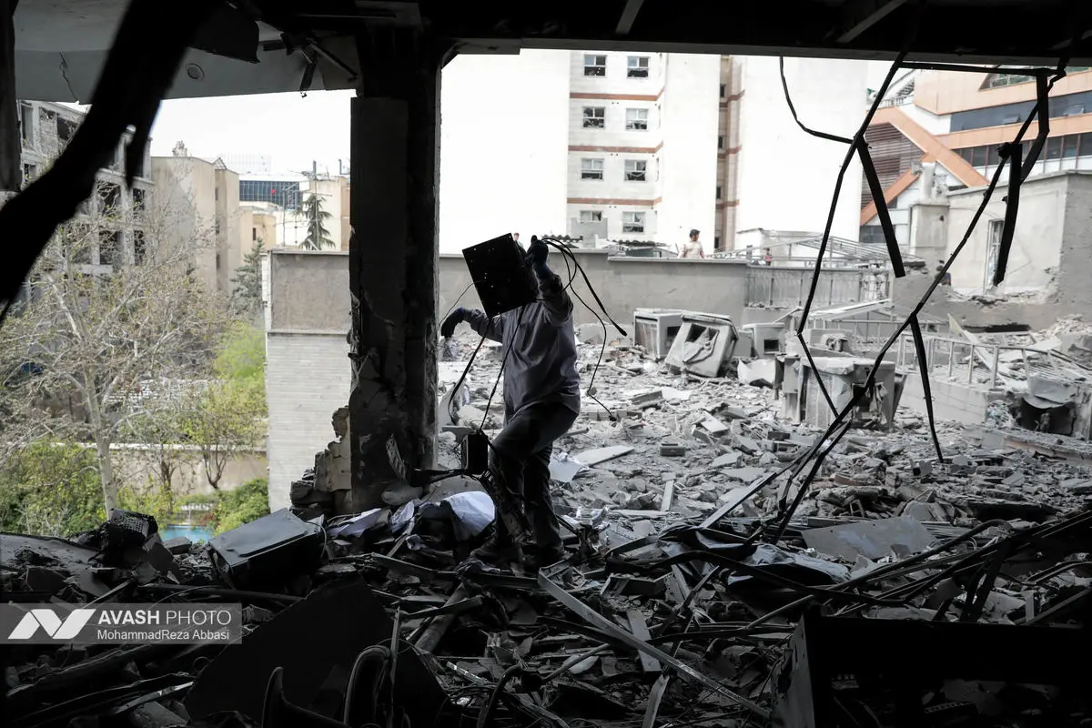 حمله موشکی به دفتر شبکه العربی قطر در تهران