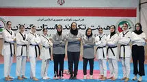 ناهید کیانی و مبینا نعمت زاده در ترکیب تکواندوی زنان ایران در قهرمانی آسیا