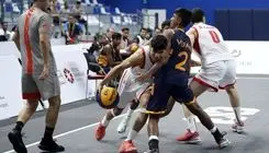 دومین پیروزی تیم ملی بسکتبال سه نفره پسران ایران