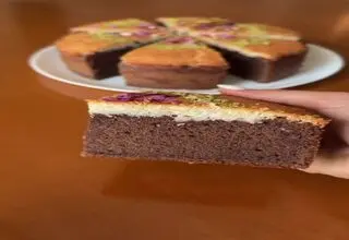طرز تهیه  کیک شکلاتی با تایپینگ نارگیل