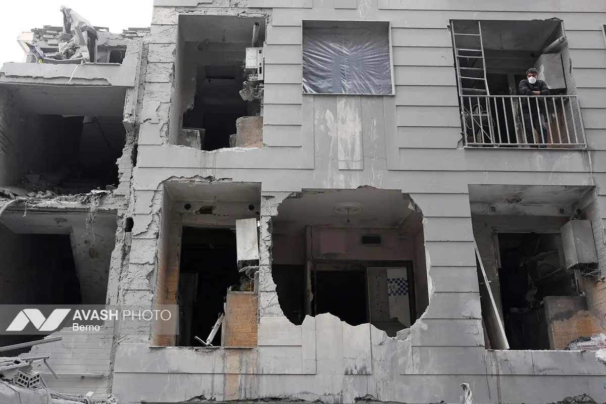 خسارات ناشی از تجاوز هوایی آمریکا و رژیم صهیونیستی به ایران - تهران