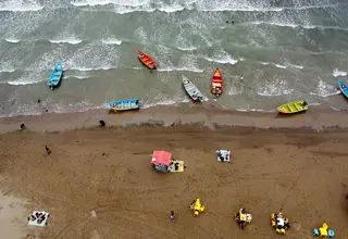 دریای خزر آرام آرام عقب می‌نشیند