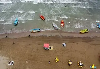 دریای خزر آرام آرام عقب می‌نشیند