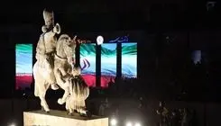 تندیس والرین در ورودی فرودگاه مهرآباد قرار گرفت