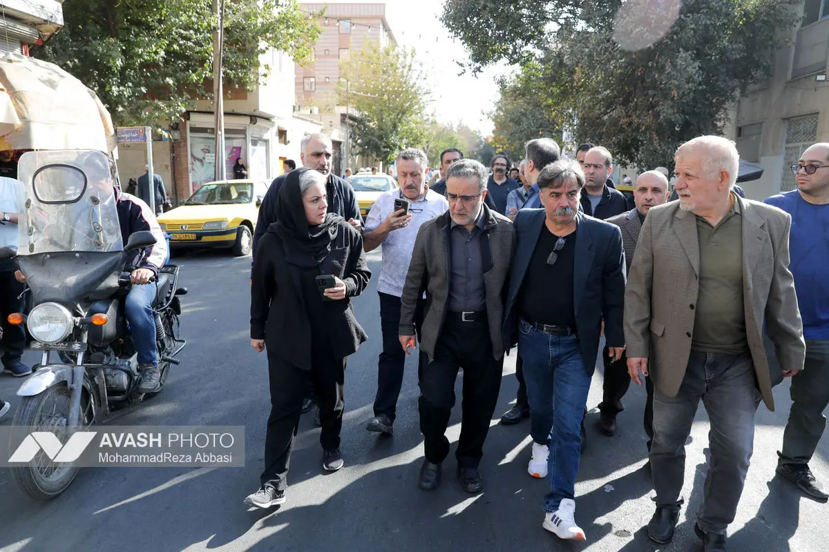 مراسم تشییع سید محمد تاج زاده