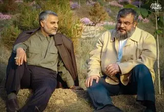 قالیباف تصویری از سردار سلیمانی و سیدحسن نصرالله منتشر کرد