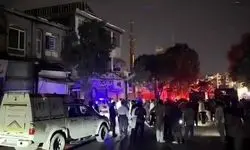 مهار آتش‌سوزی یک پاساژ در سنندج