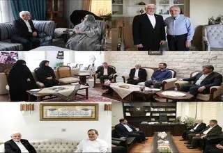 دیدار عارف با معاونین اول سابق و خانواده‌های آنان 