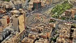 میدان صادقیه تهران غیب می‌شود
