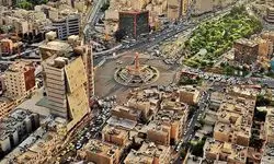 میدان صادقیه تهران غیب می‌شود