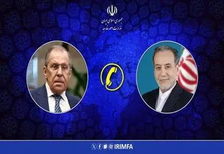 گفت‌وگوی تلفنی وزرای امور خارجه جمهوری اسلامی ایران و روسیه