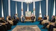  دیدار وزیر کشور عمان با لاریجانی 
