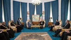  دیدار وزیر کشور عمان با لاریجانی 
