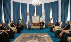  دیدار وزیر کشور عمان با لاریجانی 
