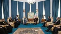  دیدار وزیر کشور عمان با لاریجانی 

