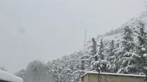 بارش برف ۲۰ سانتی‌متری در تهران+عکس