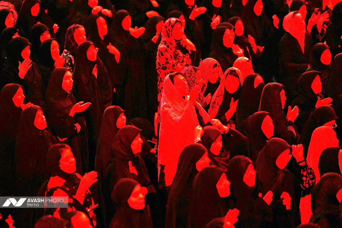 عزاداری شب نهم محرم امام زاده صالح