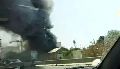 جزییات آتش سوزی کارگاه مبل سازی در آزادراه کرج _تهران