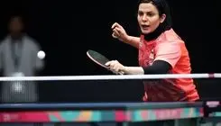 بازی‌های کشورهای اسلامی| صعود ندا شهسواری به فینال تنیس روی میز