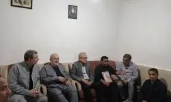 معاون اجرایی رئیس‌ جمهوری و وزیر نیرو با خانواده شهیده مریم حیدری دیدار کردند