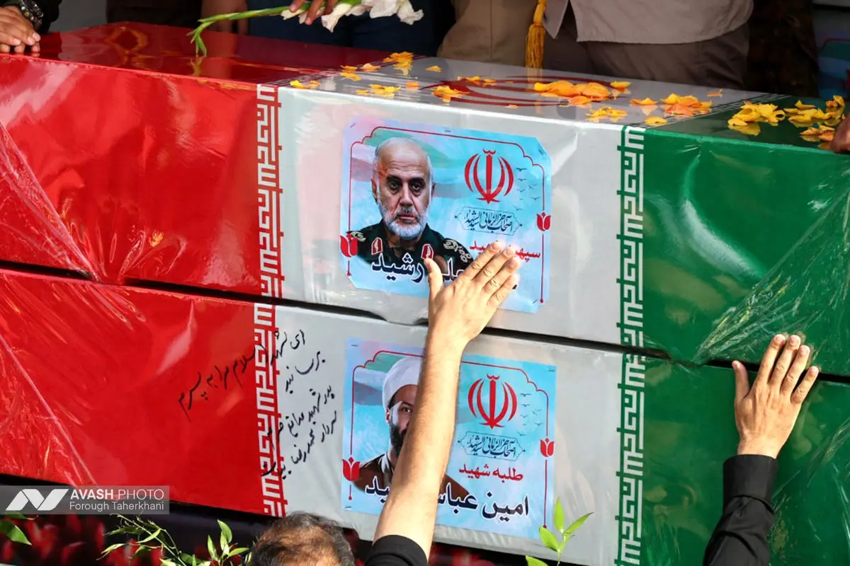 مراسم تشييع پيکر مطهر تعدادي از سرداران و فرماندهان، دانشمندان هسته‌اي