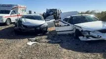 مرگ دلخراش چهار نفر تصادف دو خودرو