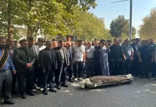 پیکر دانشجوی دانشگاه تهران تشییع شد