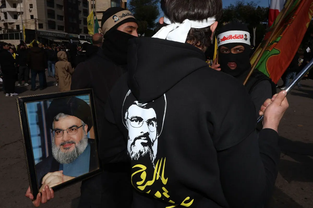 مراسم تشییع سید حسن نصرالله در بیروت