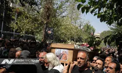 تشییع پیکر زنده یاد «اکبر عبدی»