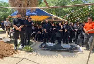 پیکر شاپور رحیمی به خاک سپرده شد