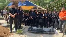 پیکر شاپور رحیمی به خاک سپرده شد