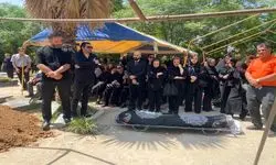 پیکر شاپور رحیمی به خاک سپرده شد
