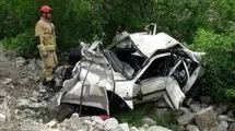 ۵ مصدوم در پی سقوط خودرو در محور ساری- کیاسر