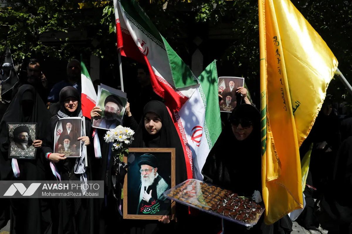 مراسم اربعین رهبر شهید انقلاب در تهران