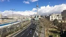 کیفیت هوای تهران در وضعیت قابل قبول است