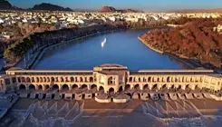 یخ بستن سد زاینده رود 