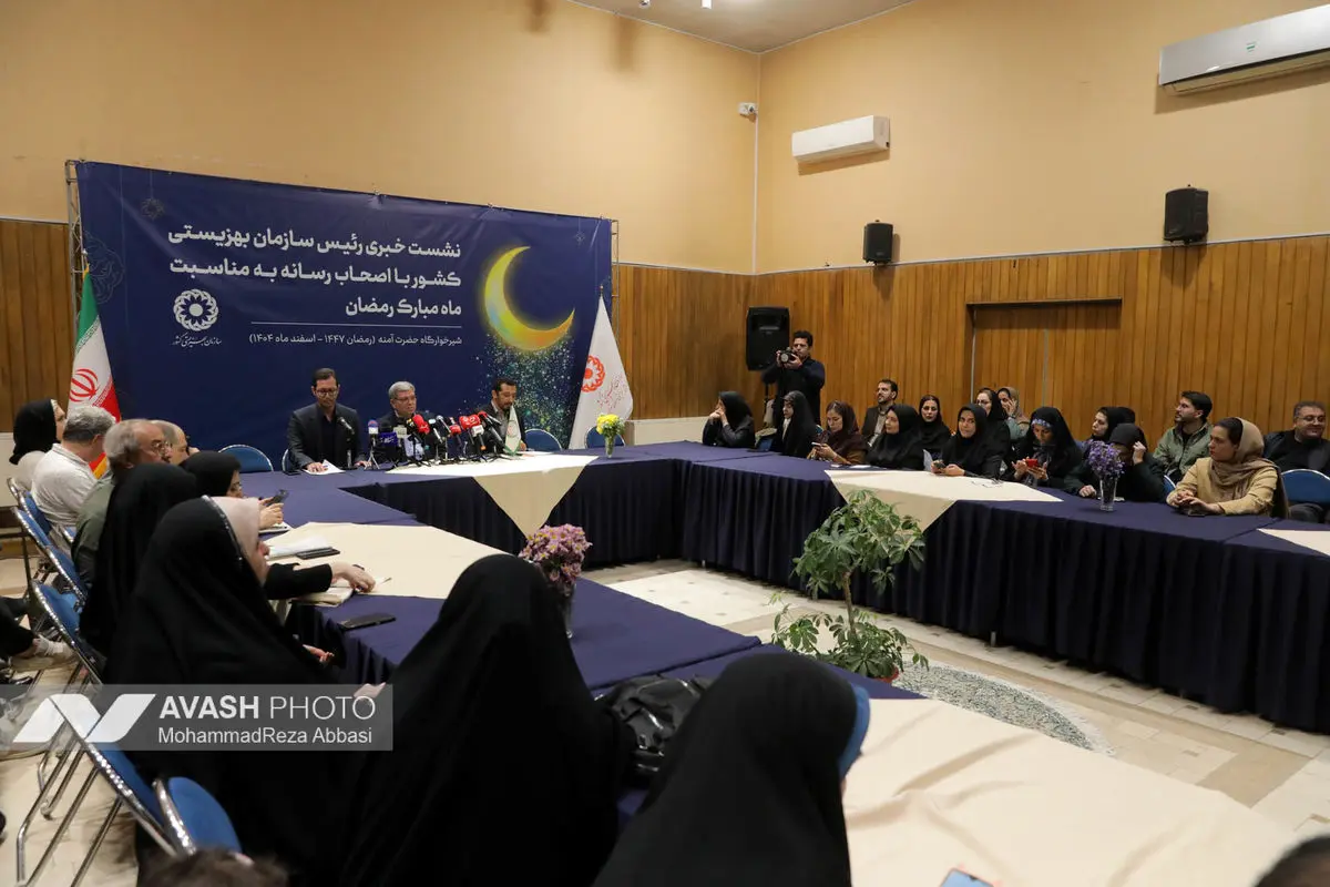 نشست خبری رئیس سازمان بهزیستی در شیر خوارگاه آمنه