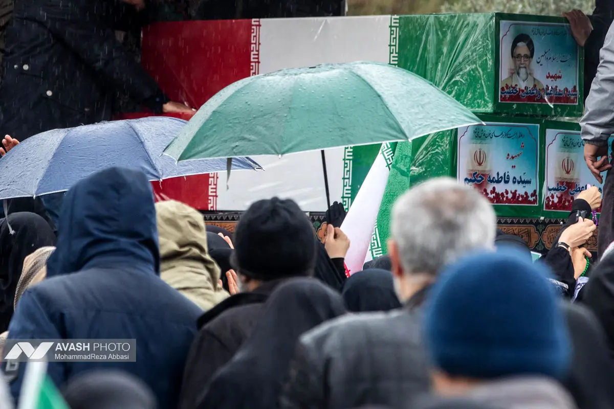 تشییع پیکر شهید اسماعیل خطیب وزیر اطلاعات