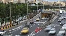 ترافیک پرحجم و سنگین در معابر و بزرگراه‌های تهران