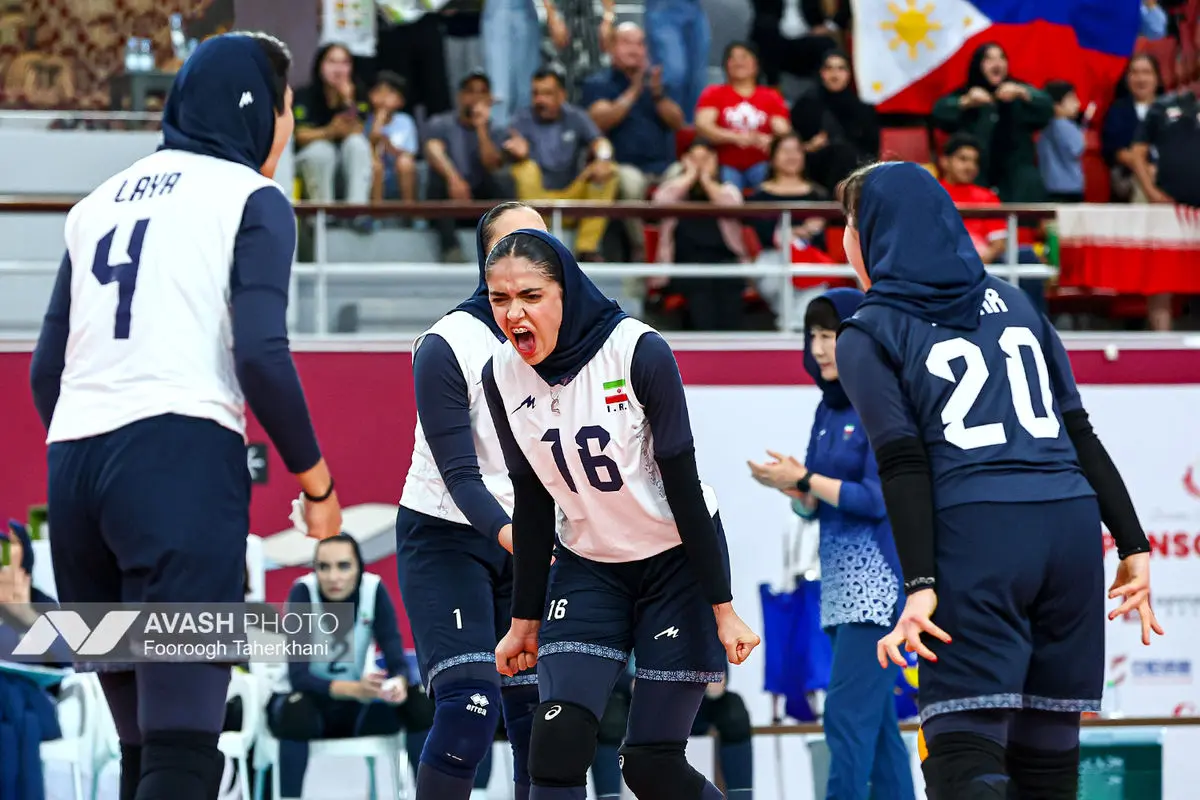 بازی‌های آسیایی جوانان؛ دختران والیبال ایران و  فیلیپین