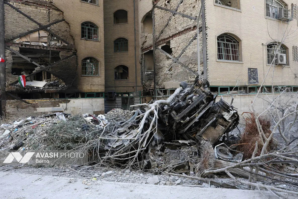 خسارات ناشی از تجاوز هوایی آمریکا و رژیم صهیونیستی به ایران - تهران