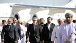 علی لاریجانی وارد مسقط شد