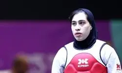 یلدا ولی‌نژاد سومین تکواندوکار ایران در مرحله نیمه نهایی