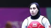 یلدا ولی‌نژاد سومین تکواندوکار ایران در مرحله نیمه نهایی