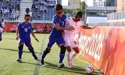 بازی‌های پاراآسیایی 2026|برد تیم فوتبال پنج نفره ایران مقابل کره جنوبی
