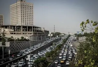ترافیک سنگین در تهران امروز 27 بهمن 1404