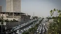 ترافیک سنگین در تهران امروز 27 بهمن 1404